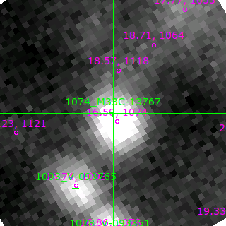 M33C-13767 in filter B on MJD  59161.090