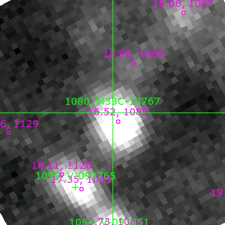 M33C-13767 in filter B on MJD  59227.090