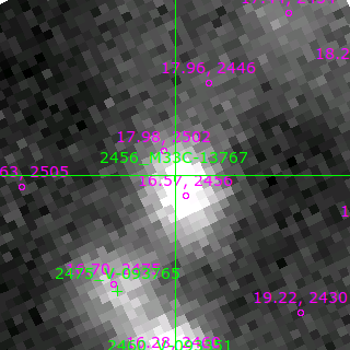M33C-13767 in filter B on MJD  59879.130