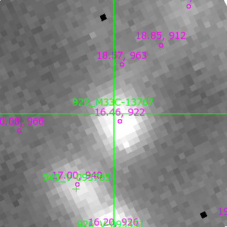 M33C-13767 in filter B on MJD  60262.140