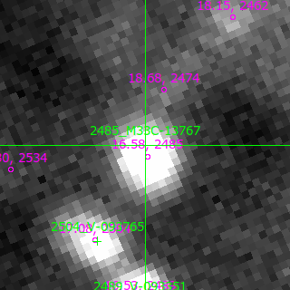 M33C-13767 in filter B on MJD  60342.090