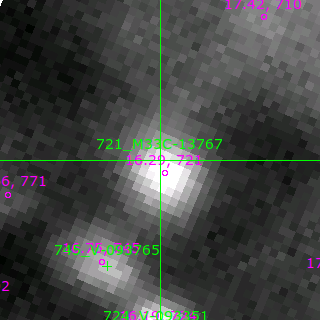 M33C-13767 in filter R on MJD  57964.350