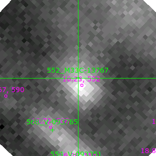 M33C-13767 in filter R on MJD  58433.000