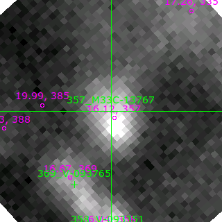 M33C-13767 in filter R on MJD  58672.390