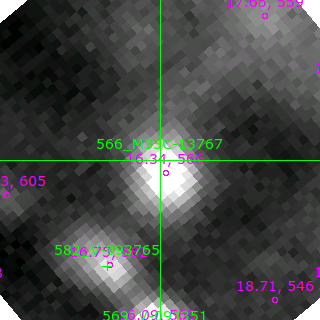 M33C-13767 in filter R on MJD  58695.360