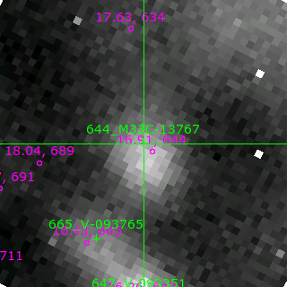 M33C-13767 in filter V on MJD  58073.190