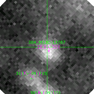 M33C-13767 in filter V on MJD  58433.000