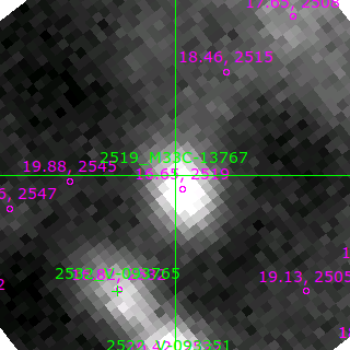 M33C-13767 in filter V on MJD  58750.190