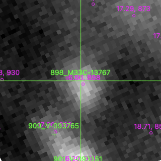 M33C-13767 in filter V on MJD  59879.130