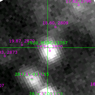 M33C-13767 in filter V on MJD  59903.220