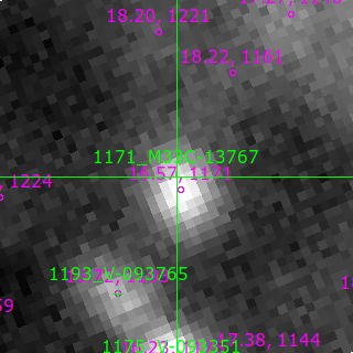 M33C-13767 in filter V on MJD  60612.150