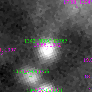 M33C-13767 in filter V on MJD  60651.160