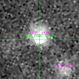 M33C-14120 in filter B on MJD  60290.140