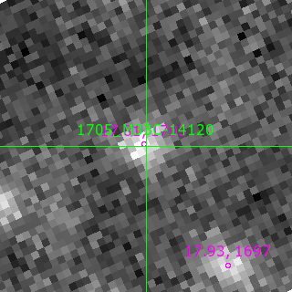M33C-14120 in filter I on MJD  60506.380