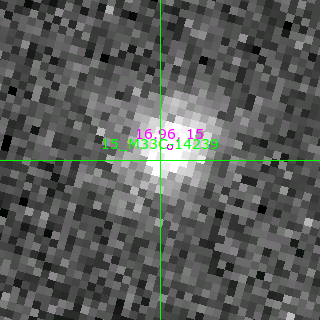 M33C-14239 in filter B on MJD  57406.100