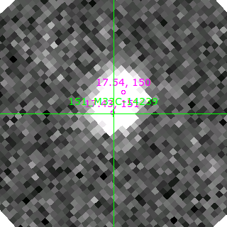 M33C-14239 in filter B on MJD  58673.380