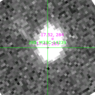 M33C-14239 in filter B on MJD  59082.320