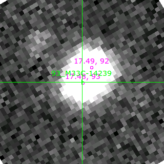 M33C-14239 in filter B on MJD  59171.110