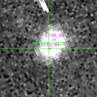 M33C-14239 in filter B on MJD  60205.170