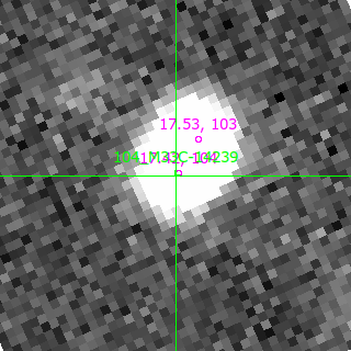 M33C-14239 in filter B on MJD  60290.190