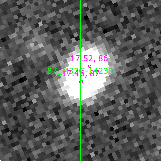 M33C-14239 in filter B on MJD  60556.290