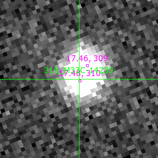 M33C-14239 in filter B on MJD  60592.110