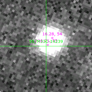 M33C-14239 in filter I on MJD  58043.110