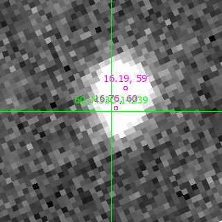 M33C-14239 in filter I on MJD  60227.140
