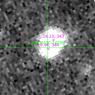 M33C-14239 in filter I on MJD  60261.130