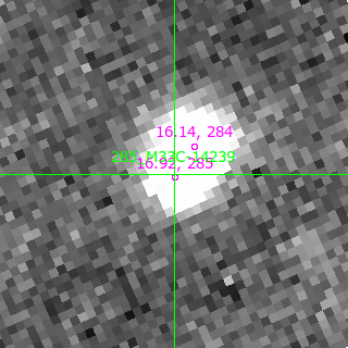 M33C-14239 in filter I on MJD  60292.210