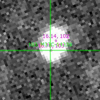 M33C-14239 in filter I on MJD  60651.190