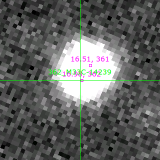 M33C-14239 in filter R on MJD  58043.110