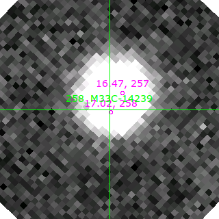 M33C-14239 in filter R on MJD  58433.020