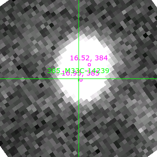 M33C-14239 in filter R on MJD  58812.200