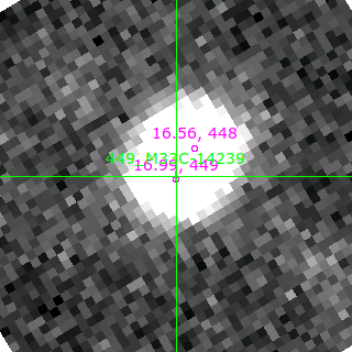 M33C-14239 in filter R on MJD  59161.120