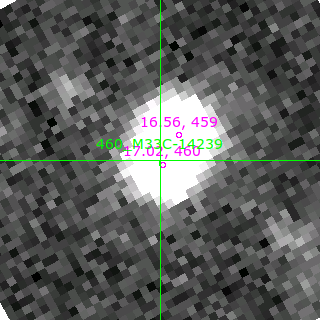M33C-14239 in filter R on MJD  59227.110