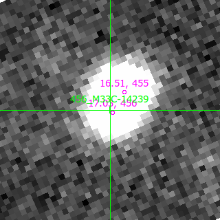 M33C-14239 in filter R on MJD  60290.190