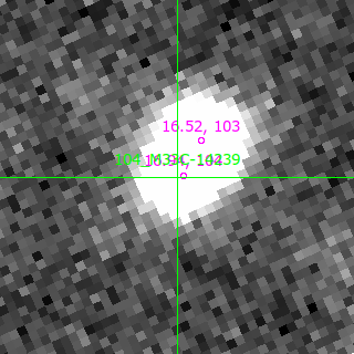 M33C-14239 in filter R on MJD  60292.210