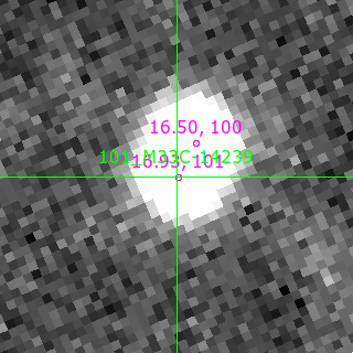 M33C-14239 in filter R on MJD  60533.380