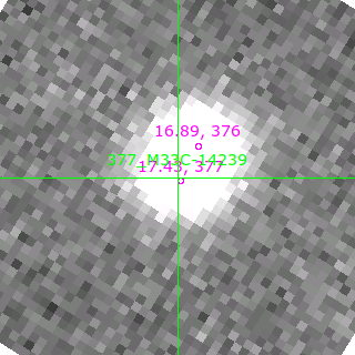 M33C-14239 in filter V on MJD  58316.350