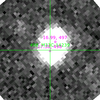 M33C-14239 in filter V on MJD  58695.390