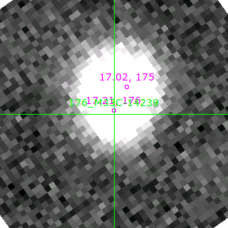 M33C-14239 in filter V on MJD  58779.180