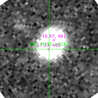 M33C-14239 in filter V on MJD  58784.140