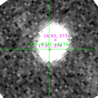 M33C-14239 in filter V on MJD  58812.200