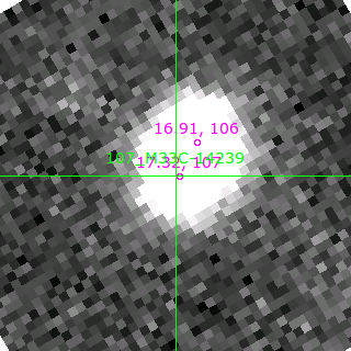 M33C-14239 in filter V on MJD  59171.110