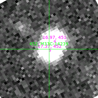 M33C-14239 in filter V on MJD  59227.110