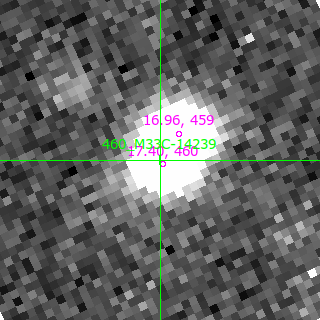 M33C-14239 in filter V on MJD  60172.400