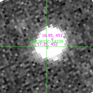 M33C-14239 in filter V on MJD  60261.130