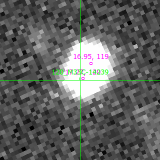 M33C-14239 in filter V on MJD  60290.190