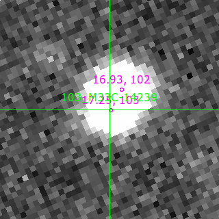 M33C-14239 in filter V on MJD  60533.380